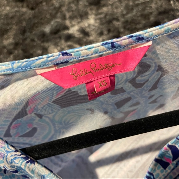 Lily Pulitzer Long Blue Dress ✨ - Picture 3 of 5